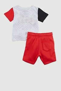Baby Boys 12-24M HSTL 23 Graphic Tee and Shorts