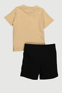 Baby Boys 12-24M Puma T Shirt and Fleece Sweatshorts Set, Multi, Size 24M