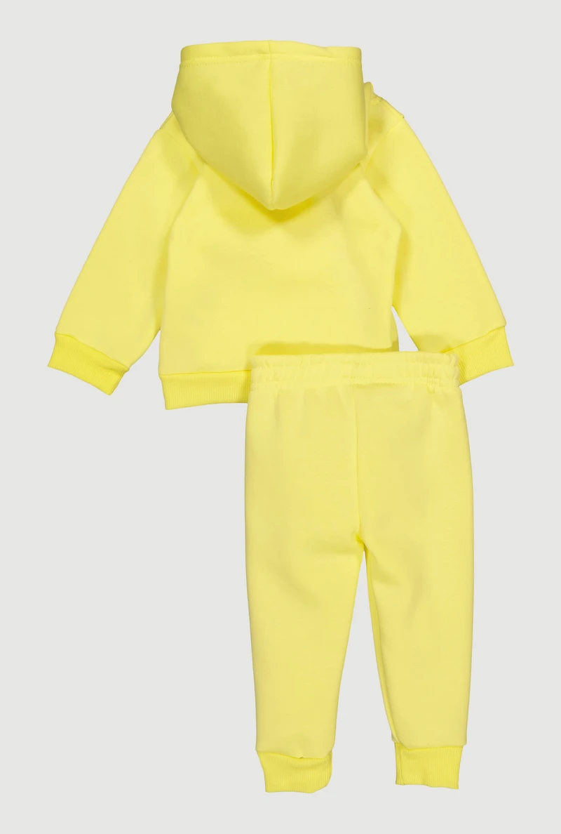 Baby Girls 12-24M Cool Girl Graphic Hoodie and Joggers