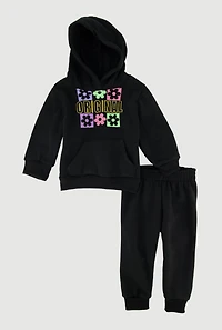 Baby Girls 12-24M Original Graphic Sweatshirt and Joggers