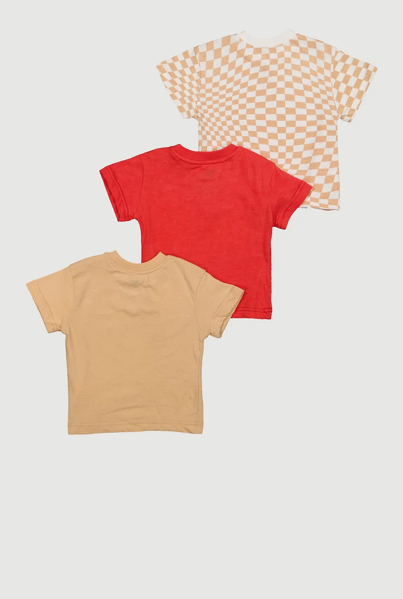 Baby Boys 12-24M Stay Fresh Cool Graphic Tees 3 Pack