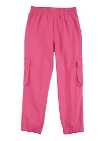 Little Girls Hyperstretch Cargo Joggers