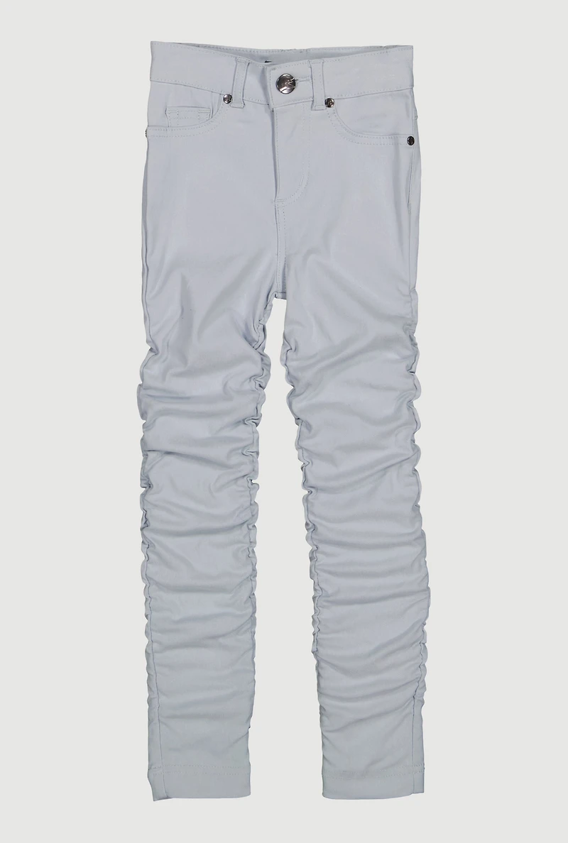 Little Girls Hyper Stretch Stacked Pants