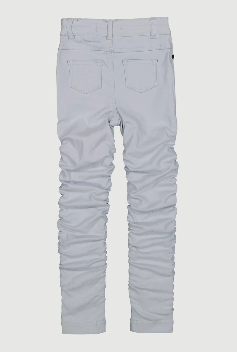 Little Girls Hyper Stretch Stacked Pants