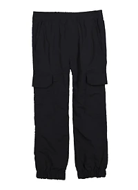 Little Girls Nylon Cargo Jogger Pants