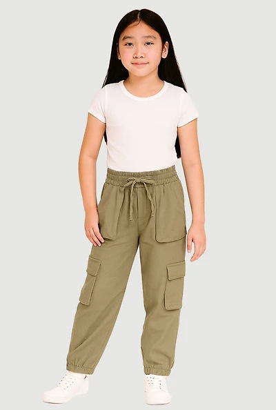 Girls Hyperstretch Cargo Pants,