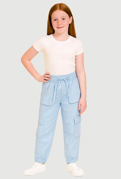Girls Hyperstretch Cargo Pants,