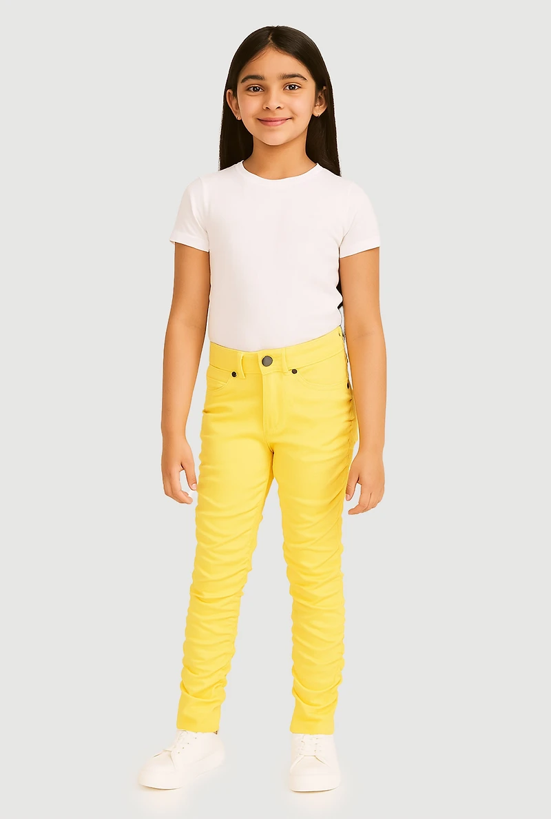 Girls Hyperstretch Stacked Pants