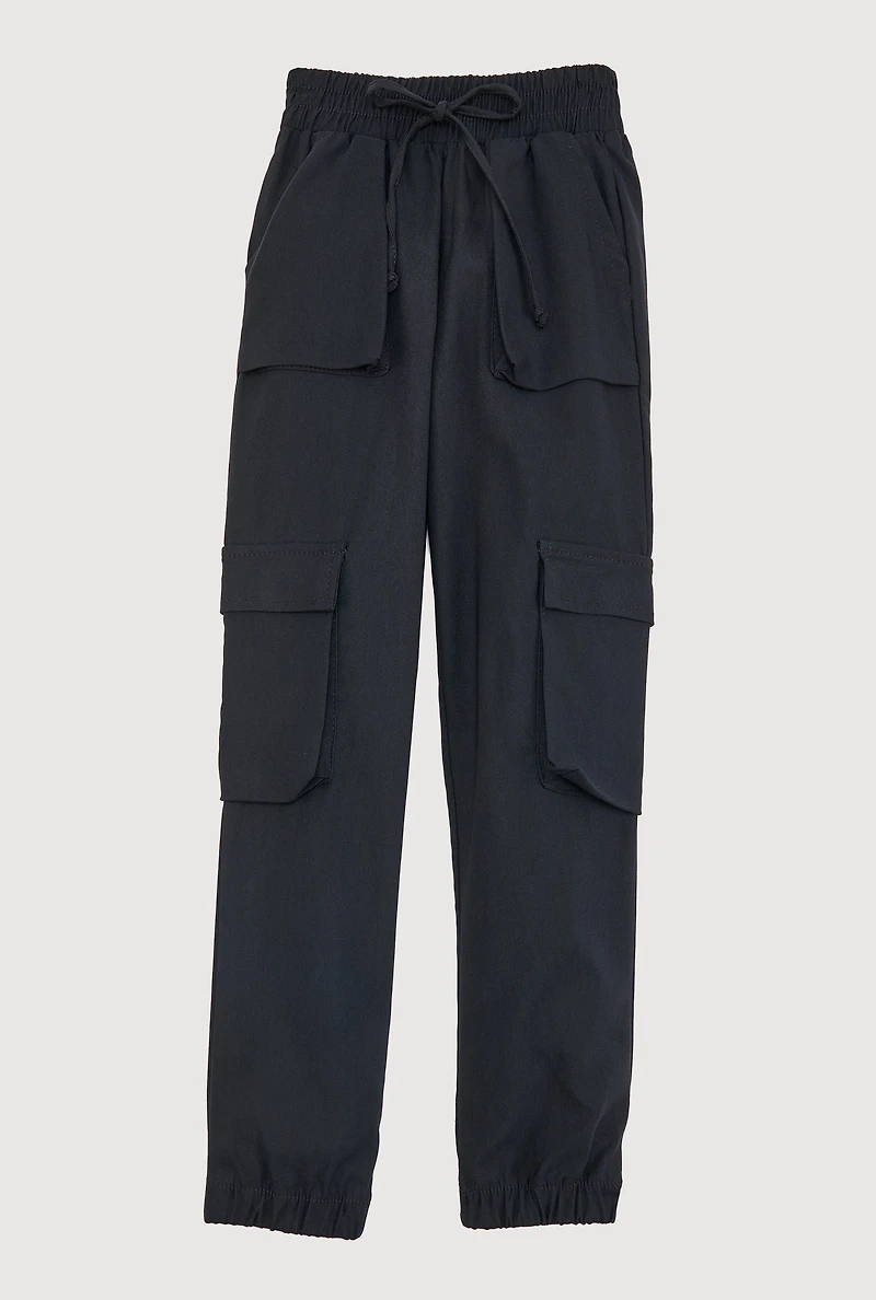 Girls Hyperstretch Cargo Joggers,