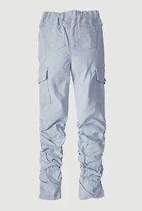 Girls Hyperstretch Stacked Cargo Pants, 16