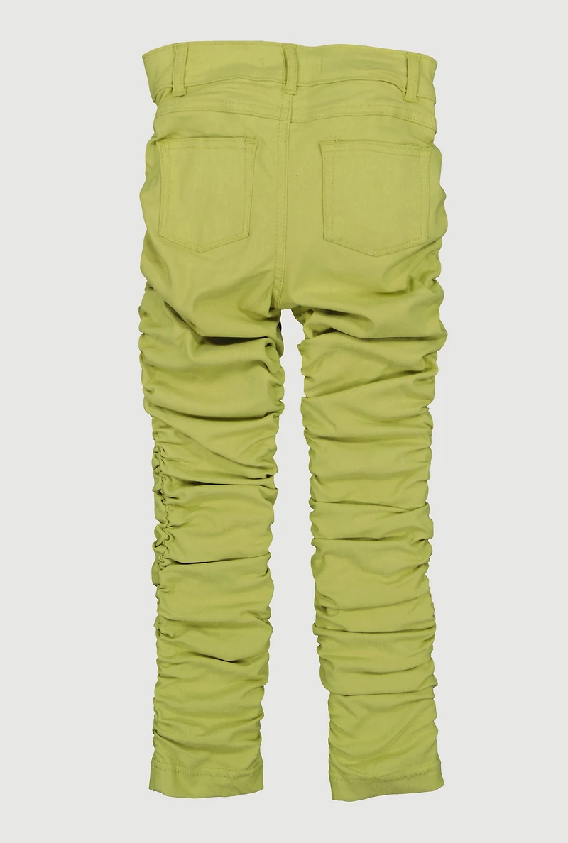 Girls Hyper Stretch Stacked Skinny Pants