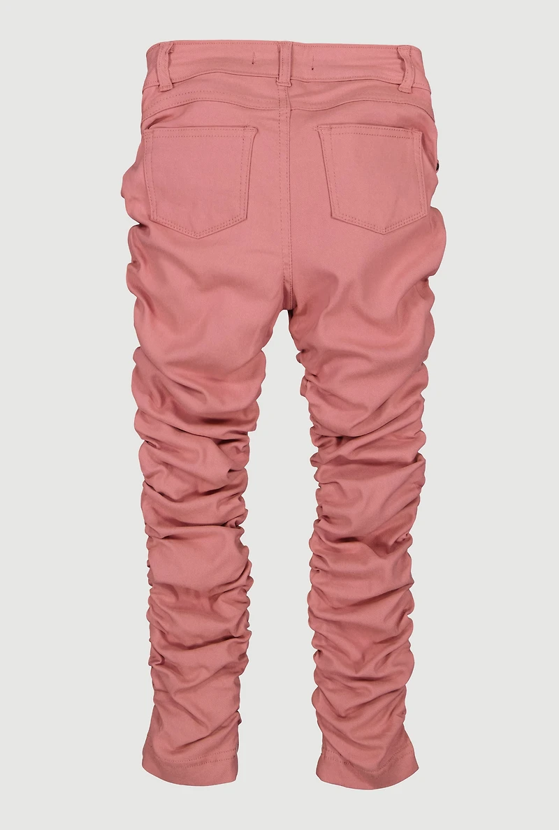 Girls Hyper Stretch Stacked Skinny Pants