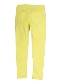 Girls Distressed Twill Skinny Pants