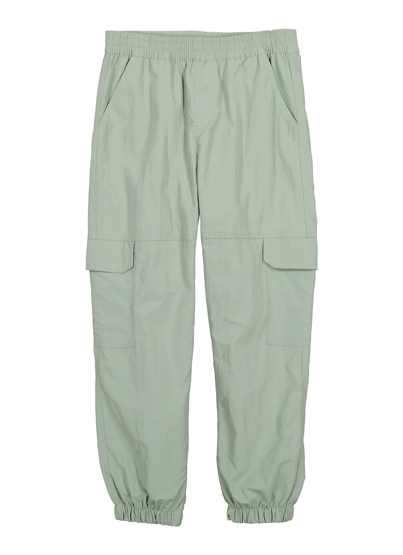 Girls Nylon Parachute Pants