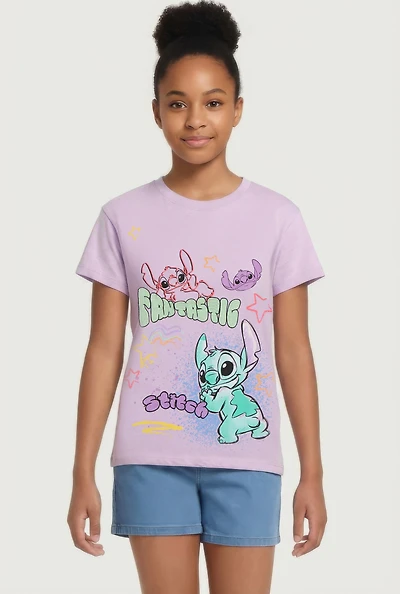 Girls Fantastic Stitch Graphic Tee