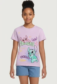 Girls Fantastic Stitch Graphic Tee