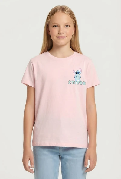 Girls Be Your Best Self Stitch Graphic Tee