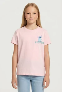 Girls Be Your Best Self Stitch Graphic Tee