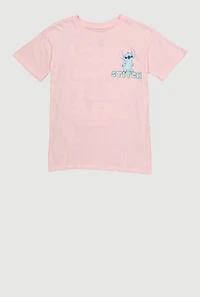 Girls Be Your Best Self Stitch Graphic Tee