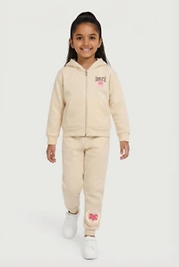 Little Girls Brooklyn NYC 1985 Hoodie and Joggers
