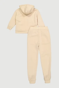 Little Girls Brooklyn NYC 1985 Hoodie and Joggers
