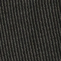 Girls Rib Knit Tie Front Tee with Necklace and Flare Pants