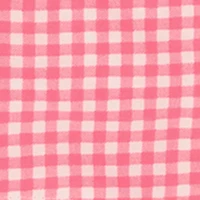 Girls Gingham Button Front Shirt and Bow Shorts