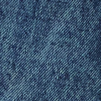 Little Girls Satin Bow Lace Up Detail Denim Jacket