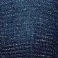 Little Girls Satin Lace Up Detail Belted Denim Skirt