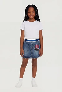 Little Girls 01 Iconic Denim Skirt