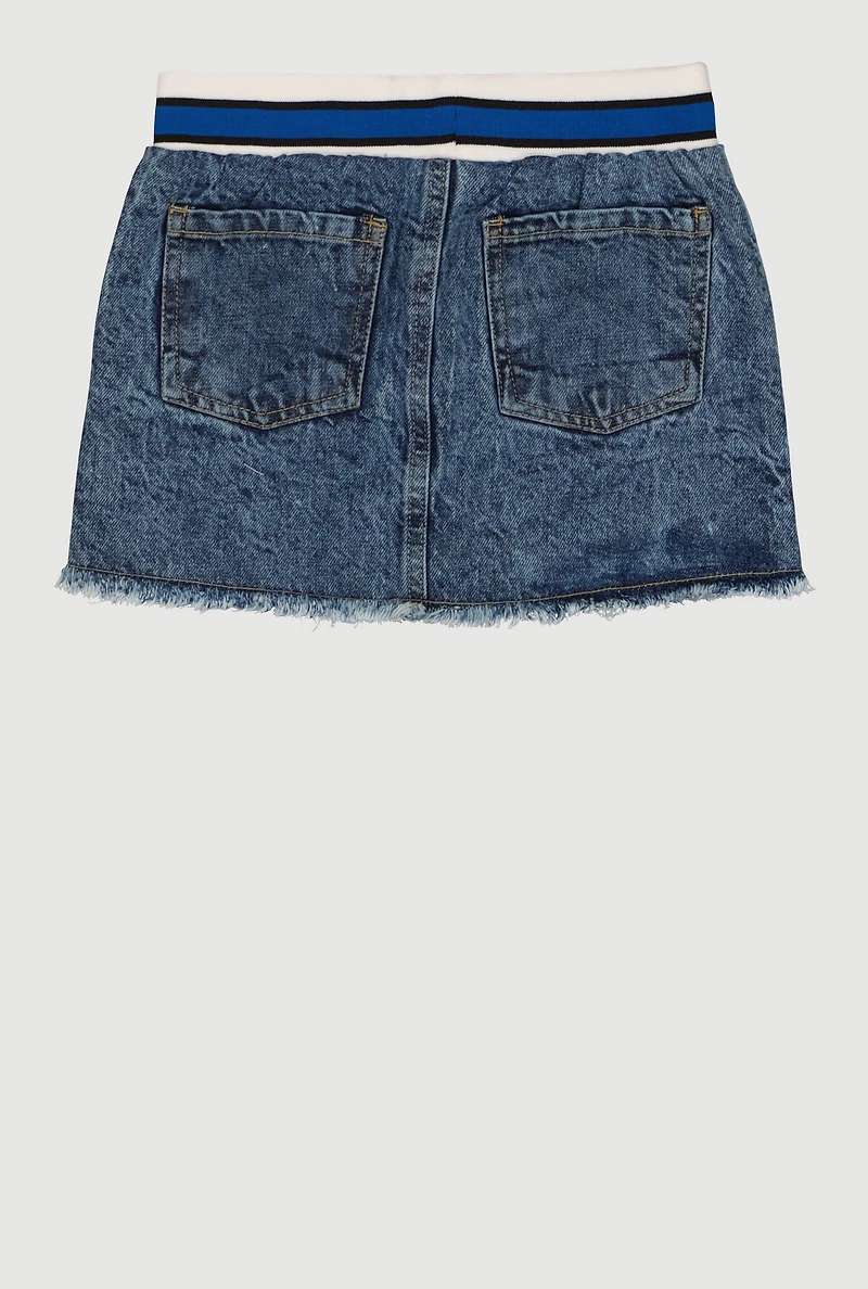 Little Girls 01 Iconic Denim Skirt