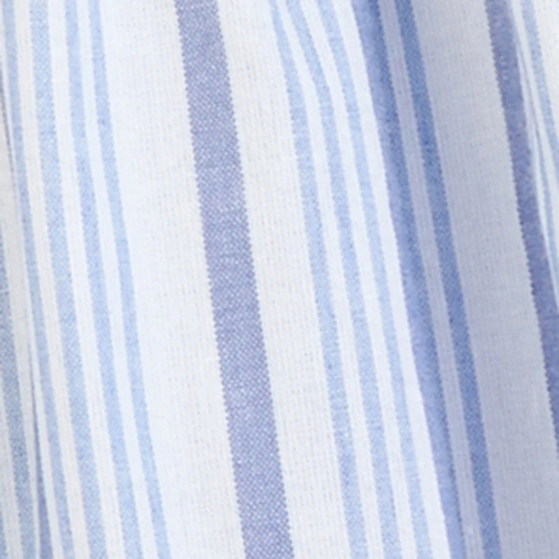 Little Girls Striped Smocked Tiered Dress