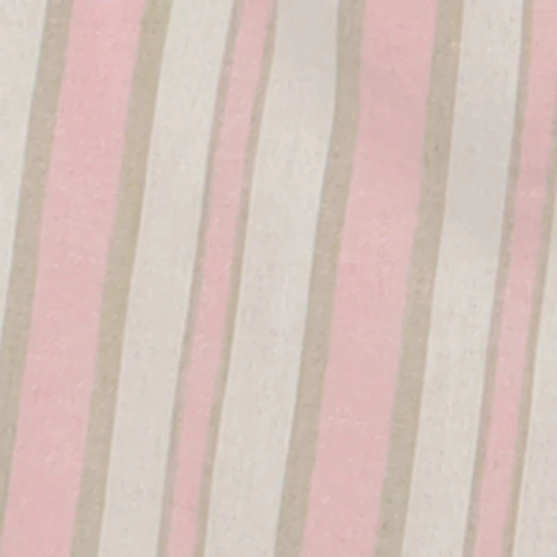 Girls Striped Tie Waist Belted Shirt Dress