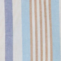 Girls Color Blocked Striped Shirt Dress