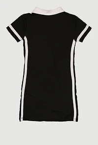 Girls 89 Graphic Polo Dress
