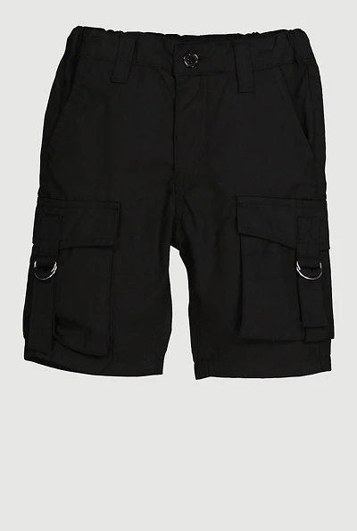 Little Girls Cargo Pocket Bermuda Shorts
