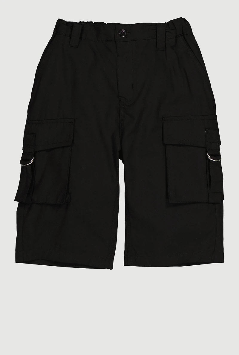 Girls Cargo Bermuda Shorts,