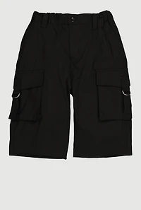 Girls Cargo Bermuda Shorts,