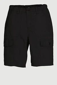 Girls Cargo Pocket Bermuda Shorts,