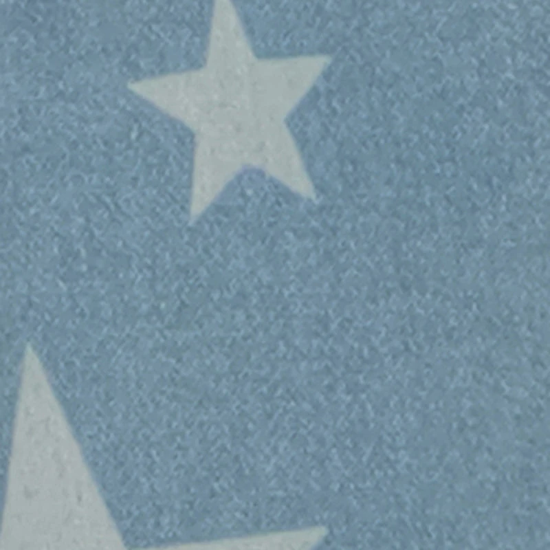 Girls Belted Star Print Denim Cargo Shorts