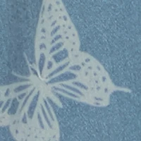 Girls Butterfly Belted Cargo Denim Shorts