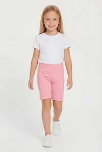 Little Girls Solid Assorted Bike Shorts 3 Pack