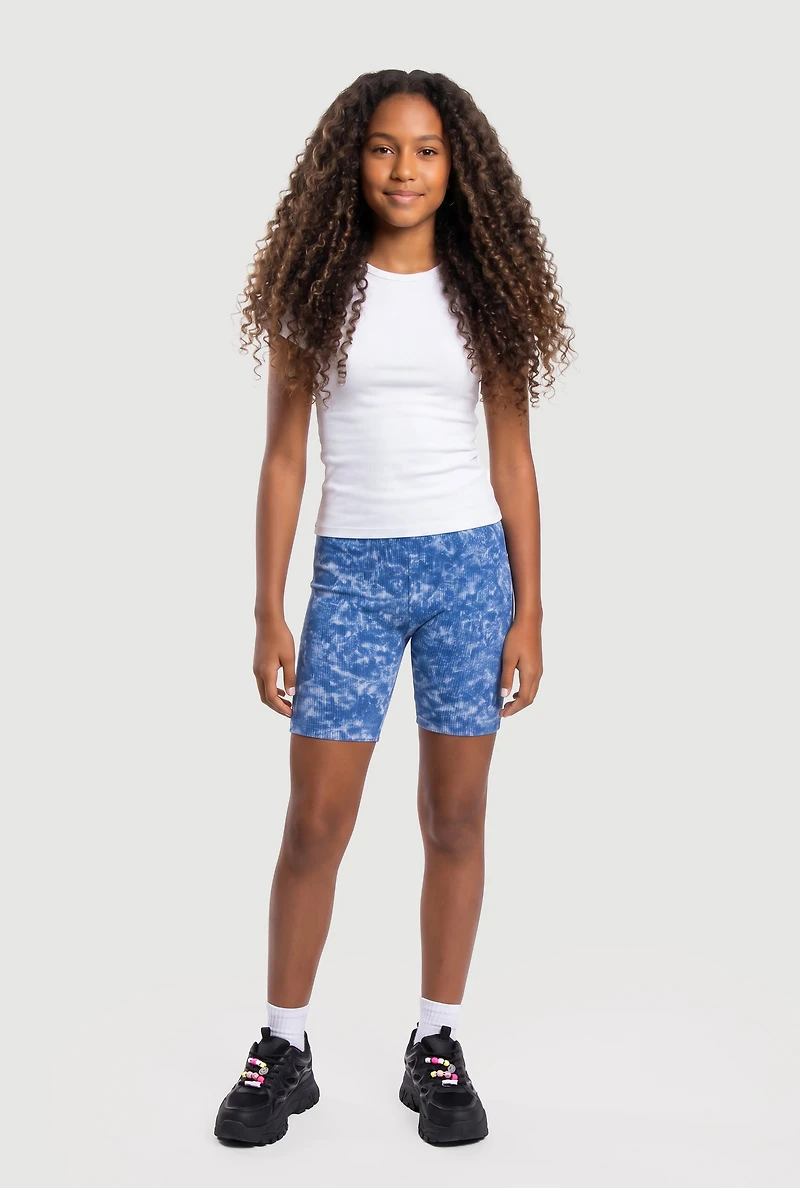 Girls Assorted Seamless Biker Shorts 3 Pack