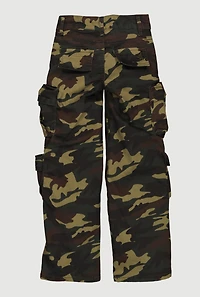 Girls VIP Camo Straight Leg Utility Pants