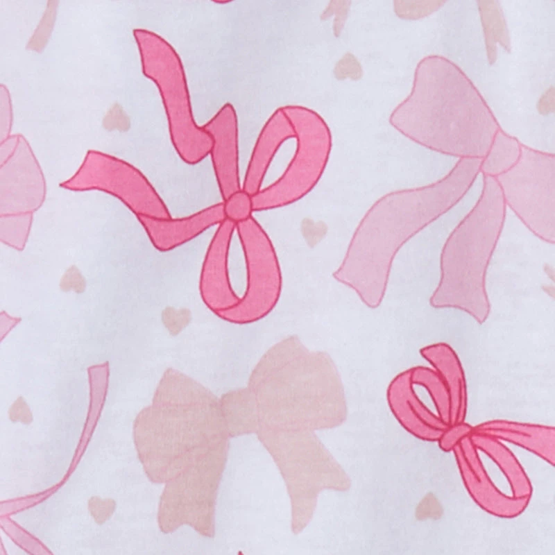 Little Girls Graphic Print Pajama Tee and Pants