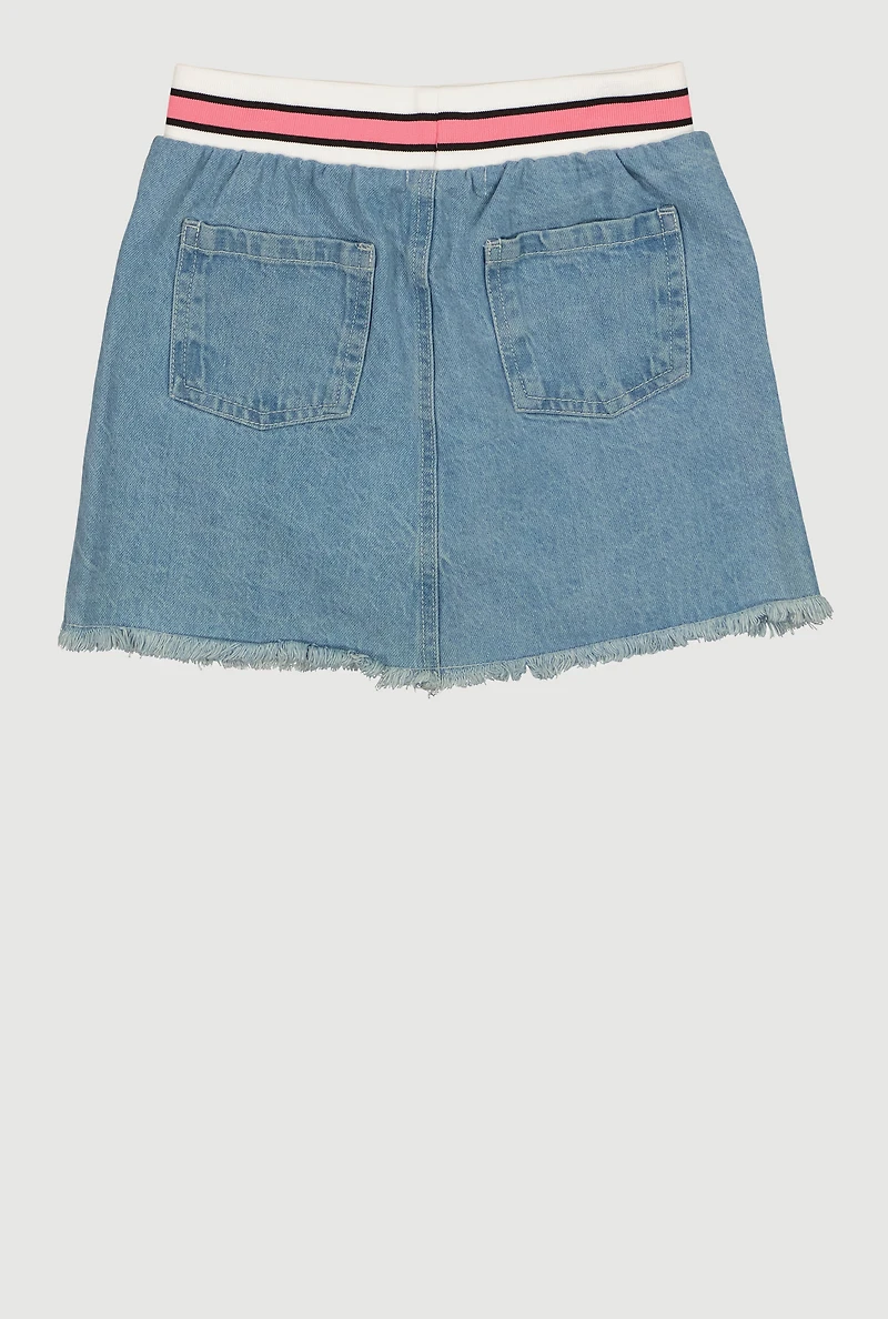 Girls 01 Iconic Denim Skirt