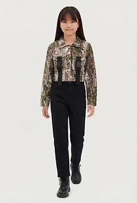 Girls Hunter Camo Utility Jacket