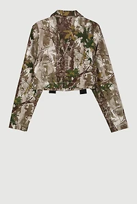 Girls Hunter Camo Utility Jacket