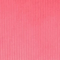 Little Girls Side Ruched Tee with Cherry Charm Necklace