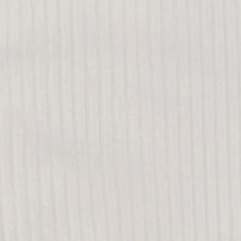 Little Girls Ribbed Knit Long Sleeve Tee with Bear Necklace